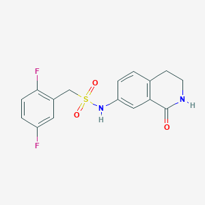 1-(2,5-difluorophenyl)-N-(1-oxo-1,2,3,4-tetrahydroisoquinolin-7-yl)methanesulfonamide