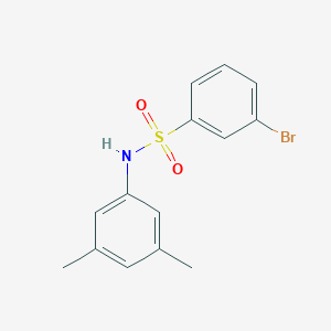 molecular formula C14H14BrNO2S B265747 3-bromo-N-(3,5-dimethylphenyl)benzenesulfonamide 