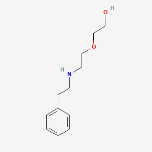 molecular formula C12H19NO2 B2657508 2-{2-[(2-Phenylethyl)amino]ethoxy}ethan-1-ol CAS No. 932278-78-9