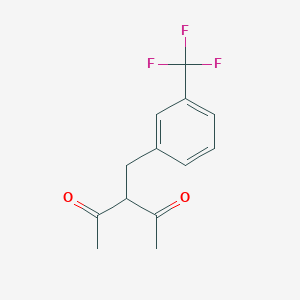 3-[3-(Trifluoromethyl)benzyl]-2,4-pentanedione