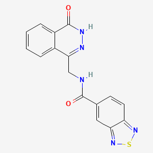 N-((4-oxo-3,4-dihydrophthalazin-1-yl)methyl)benzo[c][1,2,5]thiadiazole-5-carboxamide