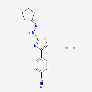 molecular formula C15H15BrN4S B2657546 Remodelin HBR CAS No. 1622921-15-6; 949912-58-7