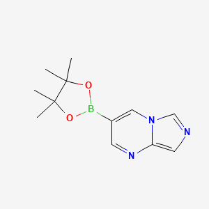 3-(4,4,5,5-Tetramethyl-1,3,2-dioxaborolan-2-yl)imidazo[1,5-a]pyrimidine