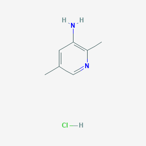 molecular formula C7H11ClN2 B2657574 2,5-二甲基吡啶-3-胺;盐酸盐 CAS No. 2377031-75-7