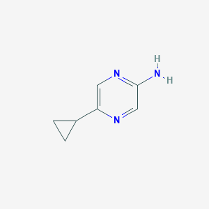 molecular formula C7H9N3 B2657578 5-Cyclopropylpyrazin-2-amine CAS No. 920313-51-5