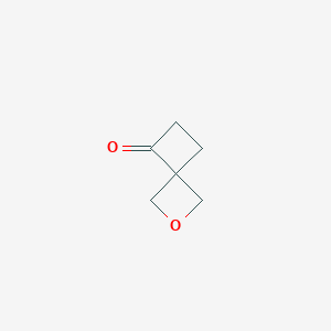 molecular formula C6H8O2 B2657586 2-Oxaspiro[3.3]heptan-5-one CAS No. 1823367-27-6