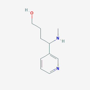 molecular formula C10H16N2O B026576 4-(N-甲基氨基)-4-(3-吡啶基)丁烷-1-醇 CAS No. 59578-64-2
