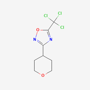 3-(Oxan-4-yl)-5-(trichloromethyl)-1,2,4-oxadiazole