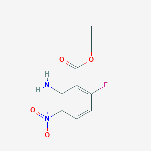 Tert-butyl 2-amino-6-fluoro-3-nitrobenzoate