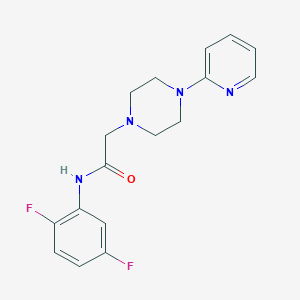 N-(2,5-difluorophenyl)-2-[4-(pyridin-2-yl)piperazin-1-yl]acetamide