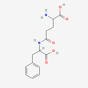 molecular formula C14H18N2O5 B2657672 gamma-GLU-PHE CAS No. 6810-81-7