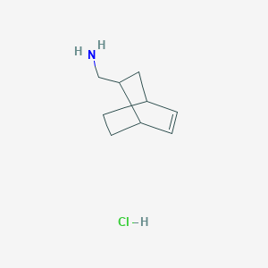 molecular formula C9H16ClN B2657673 {Bicyclo[2.2.2]oct-5-en-2-yl}methanamine hydrochloride CAS No. 1909313-57-0