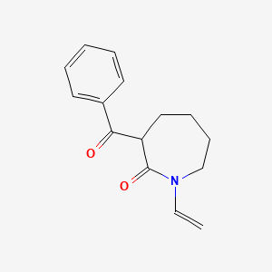 molecular formula C15H17NO2 B2657680 3-Benzoyl-1-vinylazepan-2-one CAS No. 727418-77-1