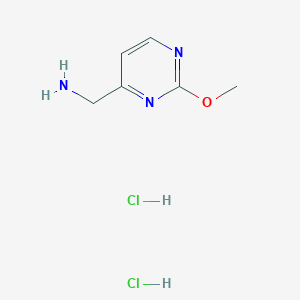 molecular formula C6H11Cl2N3O B2657692 (2-Methoxypyrimidin-4-yl)methanamine dihydrochloride CAS No. 2044706-05-8