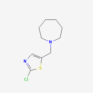 1-[(2-Chloro-1,3-thiazol-5-yl)methyl]azepane