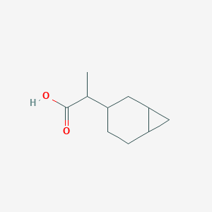 molecular formula C10H16O2 B2657716 2-(3-Bicyclo[4.1.0]heptanyl)propanoic acid CAS No. 2248372-64-5
