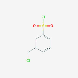 molecular formula C7H6Cl2O2S B2657750 3-(Chloromethyl)benzenesulfonyl chloride CAS No. 33065-46-2