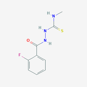 2-(2-fluorobenzoyl)-N-methyl-1-hydrazinecarbothioamide