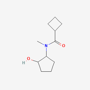molecular formula C11H19NO2 B2657764 N-(2-hydroxycyclopentyl)-N-methylcyclobutanecarboxamide CAS No. 2160155-06-4