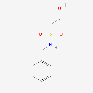 molecular formula C9H13NO3S B2657779 N-benzyl-2-hydroxyethane-1-sulfonamide CAS No. 149944-36-5