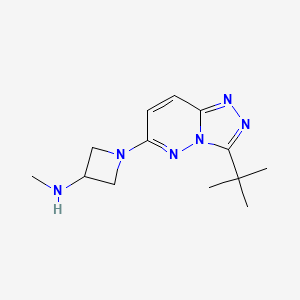 1-(3-Tert-butyl-[1,2,4]triazolo[4,3-b]pyridazin-6-yl)-N-methylazetidin-3-amine