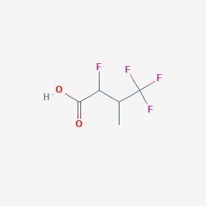 2,4,4,4-Tetrafluoro-3-methylbutanoic acid