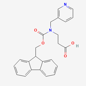 3-({[(9H-fluoren-9-yl)methoxy]carbonyl}[(pyridin-3-yl)methyl]amino)propanoic acid