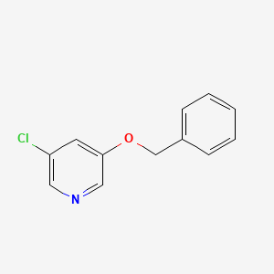 molecular formula C12H10ClNO B2657838 3-(Benzyloxy)-5-chloropyridine CAS No. 251996-81-3