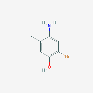 molecular formula C7H8BrNO B2657881 4-氨基-2-溴-5-甲基苯酚 CAS No. 1195190-04-5