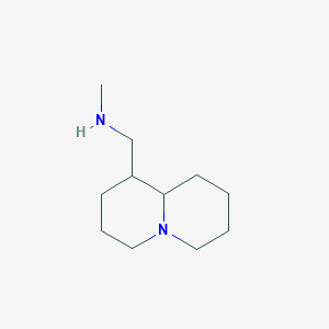 molecular formula C11H22N2 B2657909 N-methyl-1-(octahydro-2H-quinolizin-1-yl)methanamine CAS No. 1352516-97-2