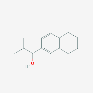 molecular formula C14H20O B2657934 2-Methyl-1-(5,6,7,8-tetrahydronaphthalen-2-yl)propan-1-ol CAS No. 1181618-96-1