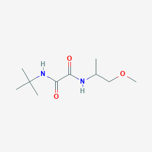 molecular formula C10H20N2O3 B2657944 N1-(tert-butyl)-N2-(1-methoxypropan-2-yl)oxalamide CAS No. 920235-96-7