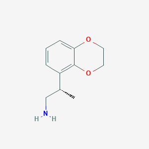 molecular formula C11H15NO2 B2657964 (2S)-2-(2,3-Dihydro-1,4-benzodioxin-5-yl)propan-1-amine CAS No. 2248185-10-4