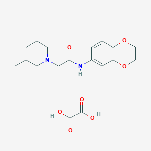 N-(2,3-Dihydro-benzo[1,4]dioxin-6-yl)-2-(3,5-dimethyl-piperidin-1-yl)-acetamide