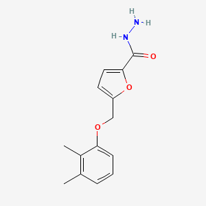 molecular formula C14H16N2O3 B2658004 5-((2,3-Dimethylphenoxy)methyl)furan-2-carbohydrazide CAS No. 886496-20-4