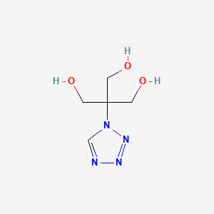 molecular formula C5H10N4O3 B2658021 2-(Hydroxymethyl)-2-(tetrazol-1-yl)propane-1,3-diol CAS No. 103518-51-0