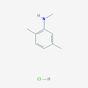 molecular formula C9H14ClN B2658075 N,2,5-trimethylaniline hydrochloride CAS No. 1193388-51-0