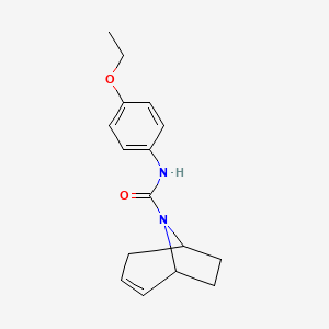 (1R,5S)-N-(4-ethoxyphenyl)-8-azabicyclo[3.2.1]oct-2-ene-8-carboxamide