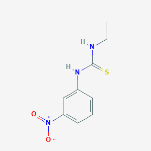 molecular formula C9H11N3O2S B2658087 3-Ethyl-1-(3-nitrophenyl)thiourea CAS No. 347909-46-0