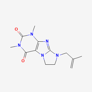 1,3-dimethyl-8-(2-methylallyl)-7,8-dihydro-1H-imidazo[2,1-f]purine-2,4(3H,6H)-dione