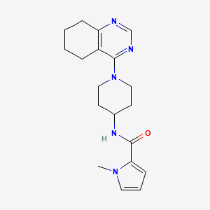 1-methyl-N-(1-(5,6,7,8-tetrahydroquinazolin-4-yl)piperidin-4-yl)-1H-pyrrole-2-carboxamide