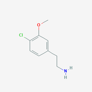 2-(4-Chloro-3-methoxyphenyl)ethan-1-amine