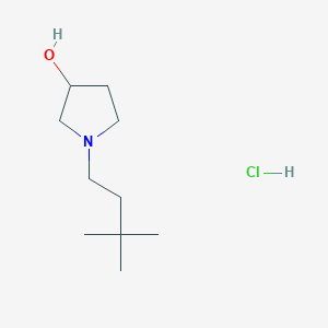 1-(3,3-Dimethylbutyl)pyrrolidin-3-ol hydrochloride