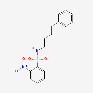 2-nitro-N-(4-phenylbutyl)benzenesulfonamide