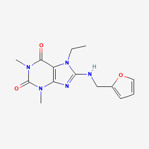 7-ethyl-8-((furan-2-ylmethyl)amino)-1,3-dimethyl-1H-purine-2,6(3H,7H)-dione