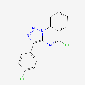 5-Chloro-3-(4-chlorophenyl)[1,2,3]triazolo[1,5-a]quinazoline