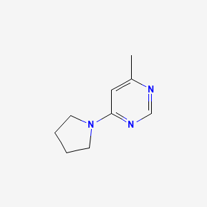 4-Methyl-6-(pyrrolidin-1-yl)pyrimidine