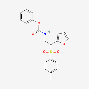 Phenyl (2-(furan-2-yl)-2-tosylethyl)carbamate