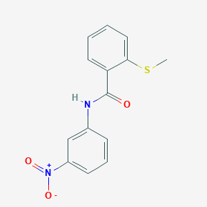 2-(methylthio)-N-(3-nitrophenyl)benzamide