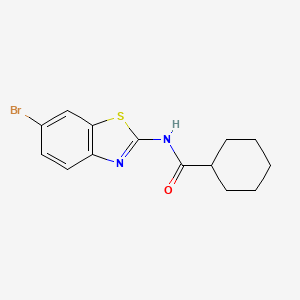 N-(6-bromobenzo[d]thiazol-2-yl)cyclohexanecarboxamide